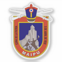 Pegatina Escudo de Maipú, Chile