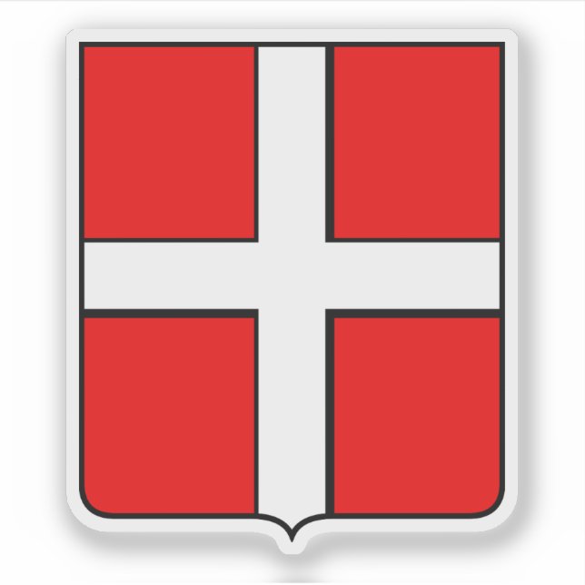 Pegatina Escudo de Mendrisio (Suiza) (Anverso)