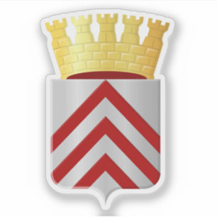 Pegatina Escudo de Menen (Bélgica)