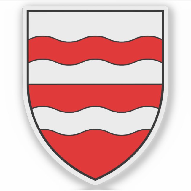 Pegatina Escudo de Morges (Suiza) (Anverso)