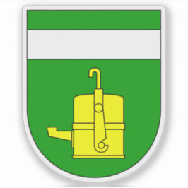 Pegatina Escudo de Mursko Sredisce, Croacia