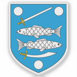 Pegatina Escudo de Narva (Estonia)