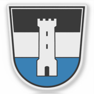 Pegatina Escudo de Neu-Ulm, Alemania