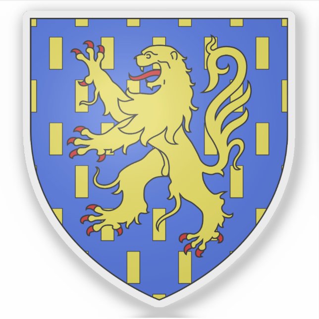 Pegatina Escudo de Nevers, Nièvre (Anverso)