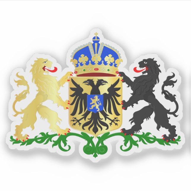 Pegatina Escudo de Nijmegen (Países Bajos) (Anverso)