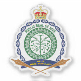 Pegatina Escudo de Niue