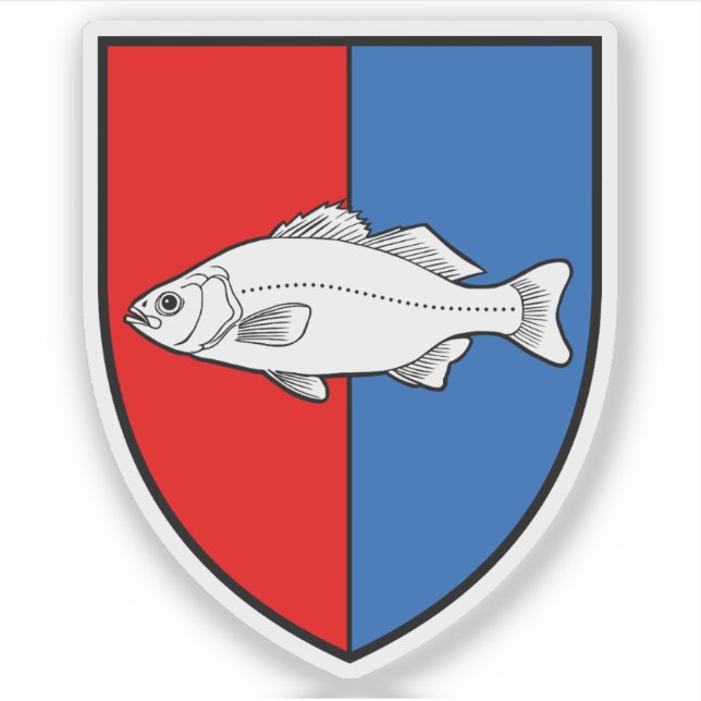 Pegatina Escudo de Nyon (Suiza) (Anverso)