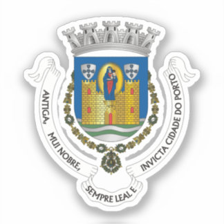 Pegatina Escudo de Oporto, PORTUGAL