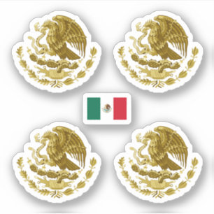 Pegatina Escudo de oro de México