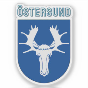 Pegatina Escudo de Östersund - Suecia