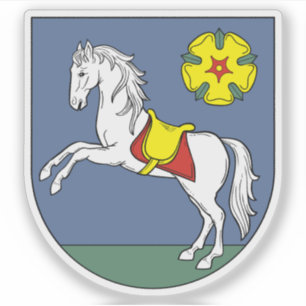 Pegatina Escudo de Ostrava, República Checa