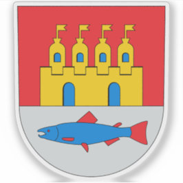 Pegatina Escudo de Oulu (Finlandia)