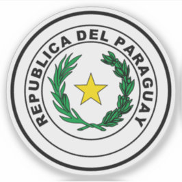 Pegatina Escudo de Paraguay