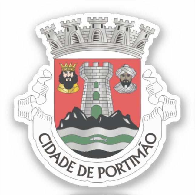 Pegatina Escudo de Portimão, PORTUGAL (Anverso)