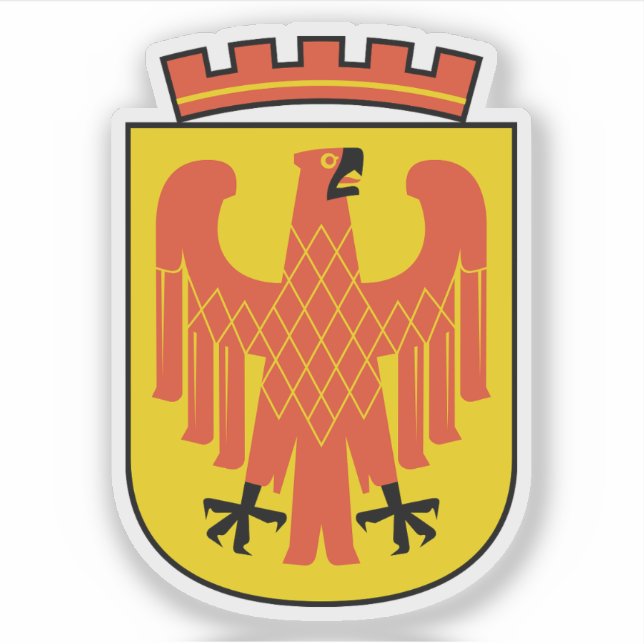Pegatina Escudo de Potsdam (Alemania) (Anverso)