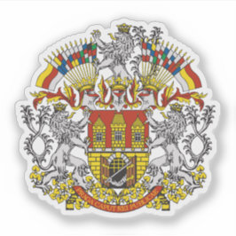 Pegatina Escudo de Praga, República Checa