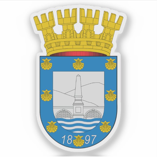 Pegatina Escudo de Providencia, Chile (Anverso)