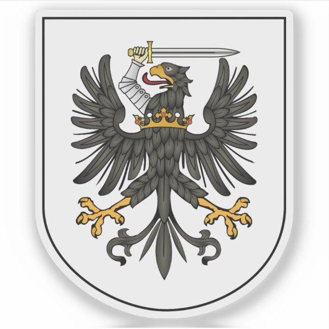 Pegatina Escudo de Prusia (Anverso)