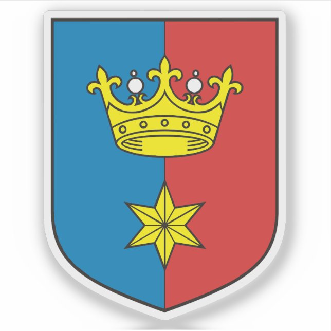 Pegatina Escudo de Rakvere (Estonia) (Anverso)