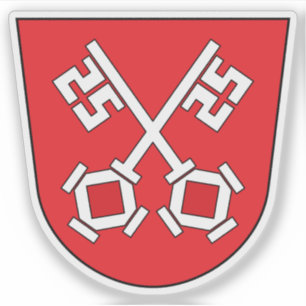 Pegatina Escudo de Regensburg (Alemania)