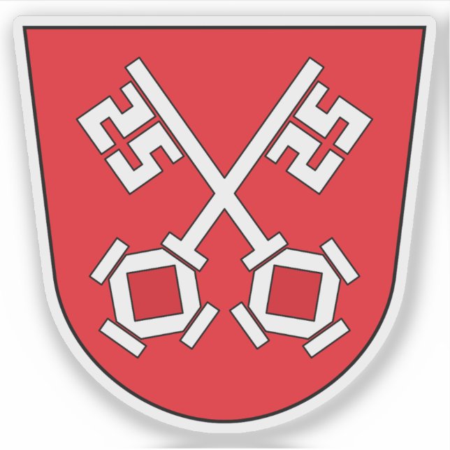 Pegatina Escudo de Regensburg (Alemania) (Anverso)