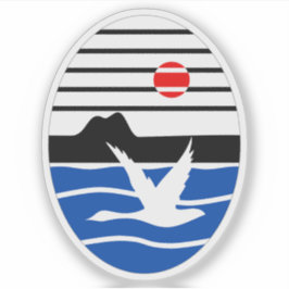 Pegatina Escudo de Reykhólahreppur, Islandia