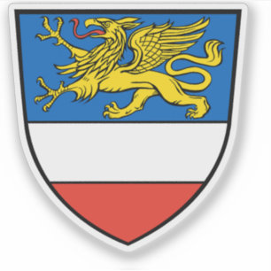Pegatina Escudo de Rostock, Alemania