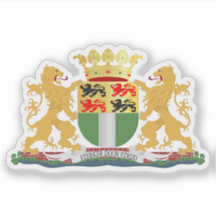 Pegatina Escudo de Rotterdam, Países Bajos