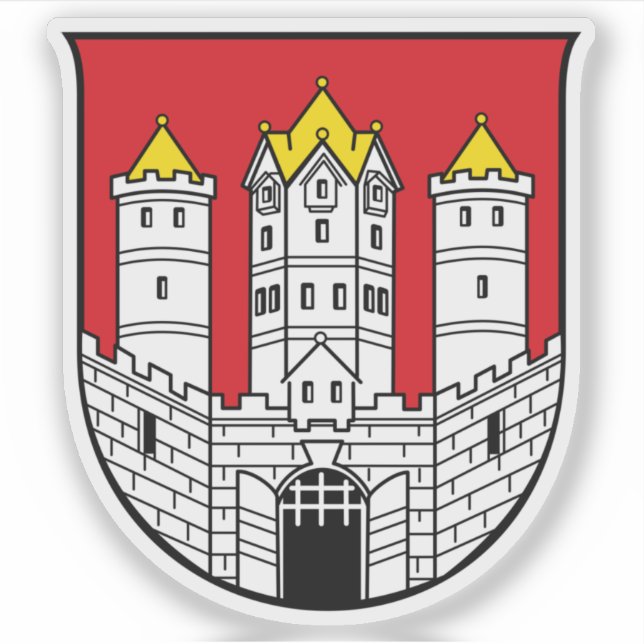 Pegatina Escudo de Salzburgo (Austria) (Anverso)