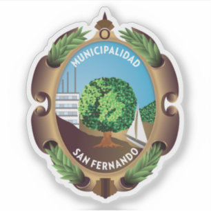 Pegatina Escudo de San Fernando partido, Argentina