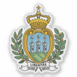 Pegatina Escudo de San Marino