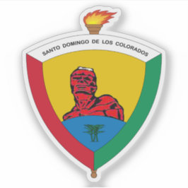 Pegatina Escudo de Santo Domingo, Ecuador