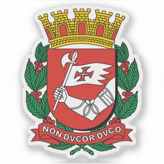 Pegatina Escudo de São Paulo, Brasil (Anverso)
