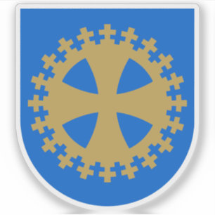 Pegatina Escudo de Sastamala (Karkku), Finlandia
