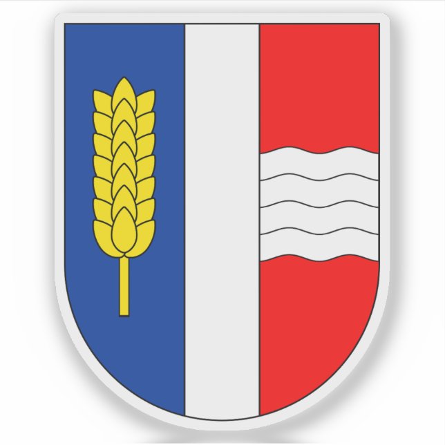 Pegatina Escudo de Schaan, Liechtenstein (Anverso)