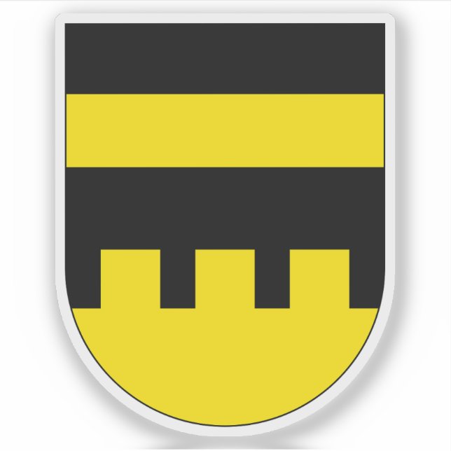 Pegatina Escudo de Schellenberg, Liechtenstein (Anverso)