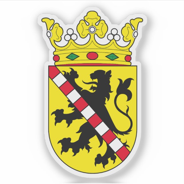 Pegatina Escudo de Schiedam, Países Bajos (Anverso)