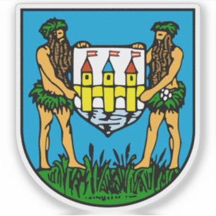 Pegatina Escudo de Schwechat, Austria