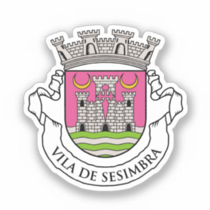 Pegatina Escudo de Sesimbra - PORTUGAL
