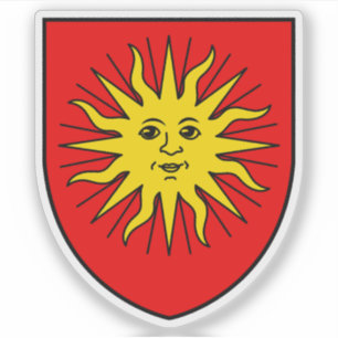 Pegatina Escudo de Sierre, Suiza