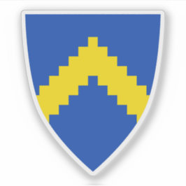 Pegatina Escudo de Sillamäe, Estonia