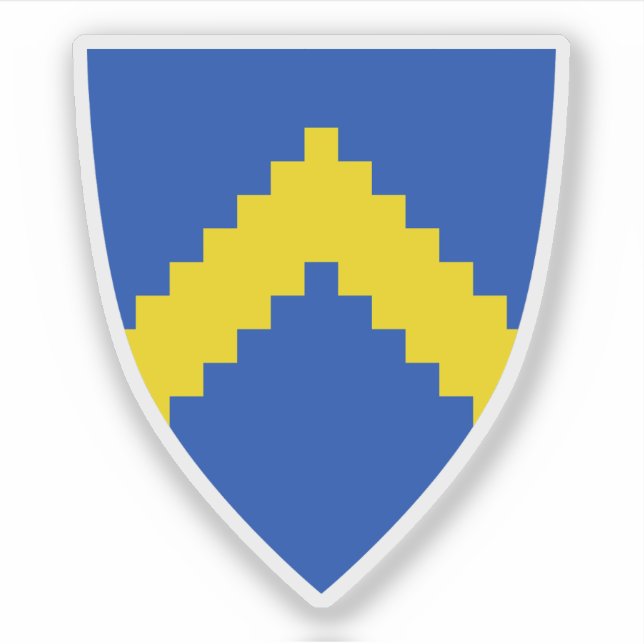 Pegatina Escudo de Sillamäe, Estonia (Anverso)