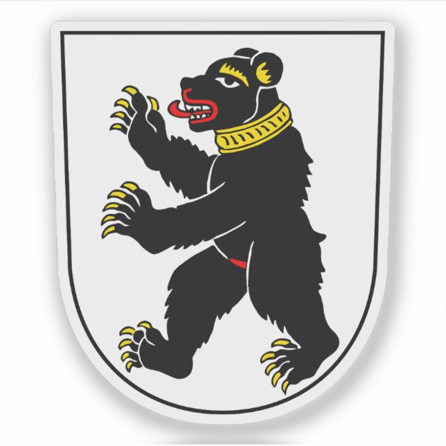 Pegatina Escudo de St. Gallen (Suiza) (Anverso)