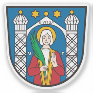Pegatina Escudo de St. Veit an der Glan, Austria