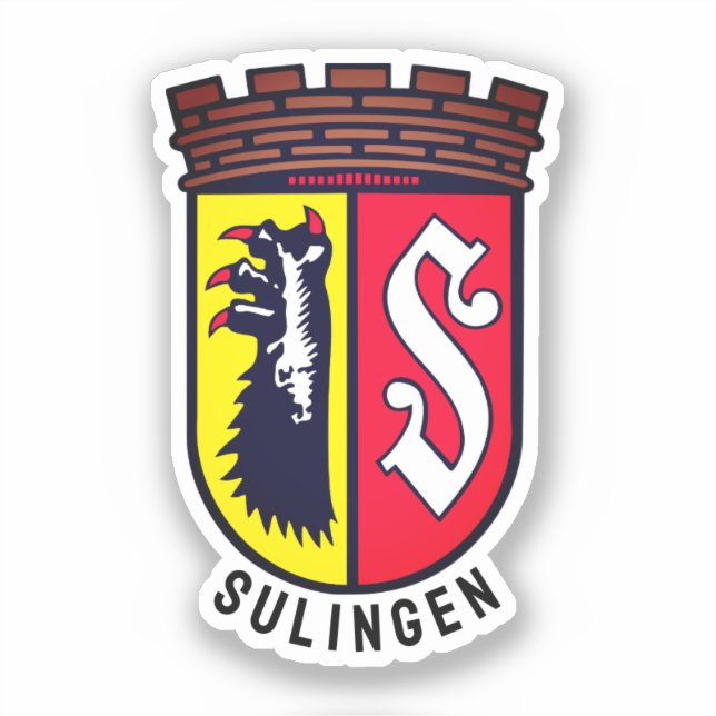 Pegatina Escudo de Sulingen, Alemania (Anverso)