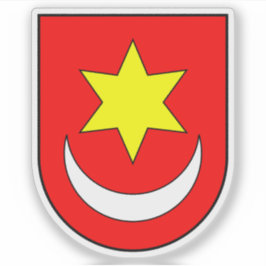 Pegatina Escudo de Sveti Ivan Zelina, Croacia