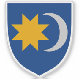 Pegatina Escudo de Szekely Land, Szeklerland (Rumania)