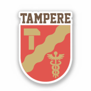 Pegatina Escudo de Tampere (Finlandia)