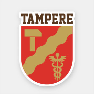 Pegatina Escudo de Tampere (Finlandia)