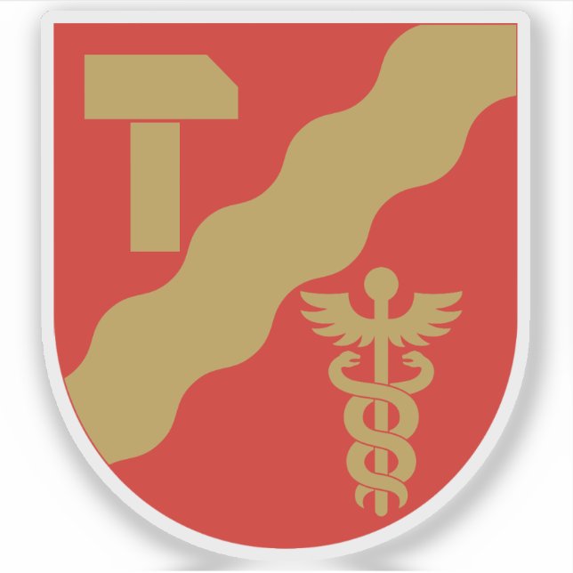 Pegatina Escudo de Tampere (Finlandia) (Anverso)
